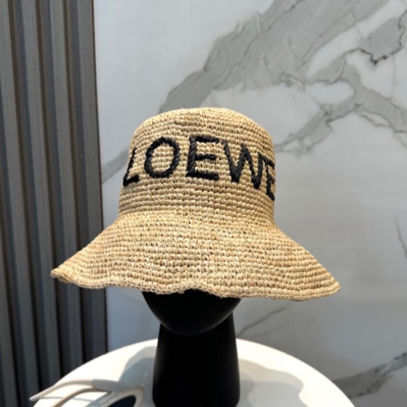 Loewe Accessories - LOEWE Straw Hat 👒 Elegant Summer Hat